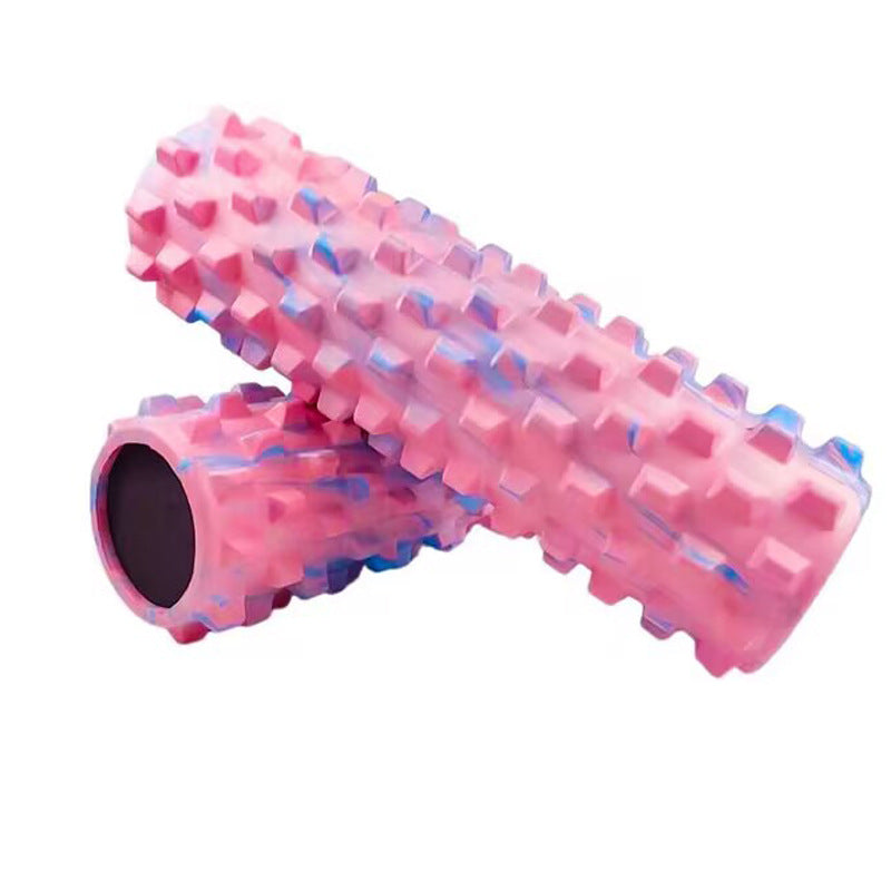 2 pink foam rollers