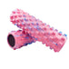 2 pink foam rollers